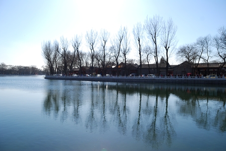 Shichahai lake, Beijing の写真素材