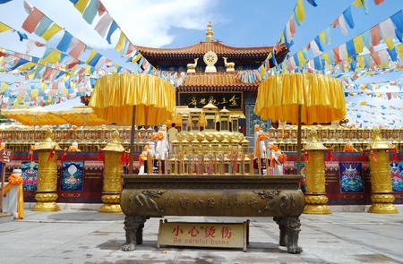 Nanshan Temple scenery at Hainan, Chinaのeditorial素材