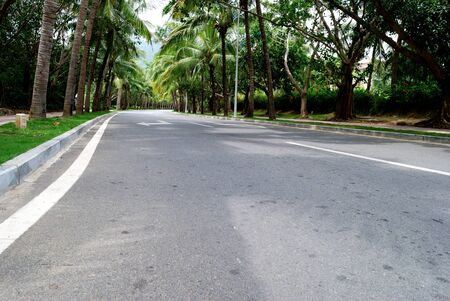 Road at Hainan, Chinaの写真素材