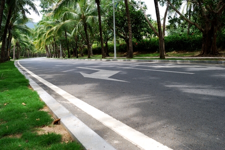Road at Hainan, Chinaの写真素材