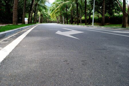 Road at Hainan, Chinaの写真素材