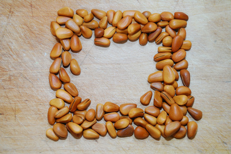Pine nutsの写真素材