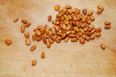 Pine nutsの写真素材