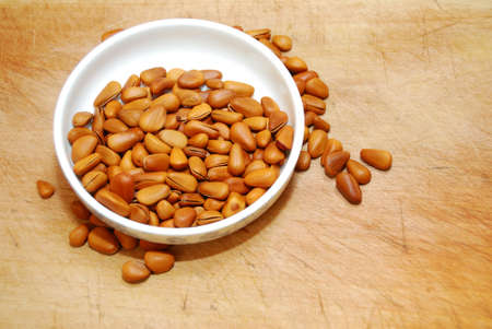 Pine nutsの写真素材