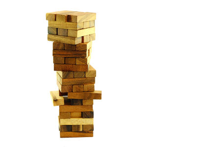 wooden blocks gameの写真素材