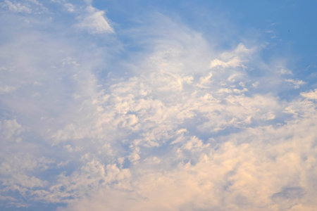 cloud and blue skyの写真素材