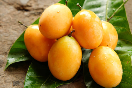 Marian plum tropical fruit from Thailand