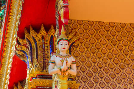 Pattern the Church and temple in Thailand.の写真素材