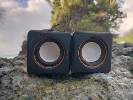 Great hostel in good sunsetの写真素材