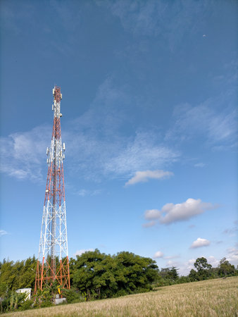 Cell tower landscape