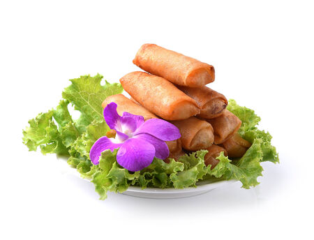 Deep Fried Eggrollの写真素材