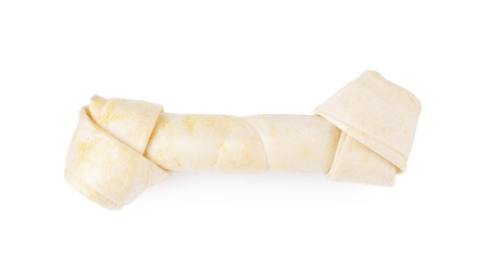 dog food on white background.の写真素材