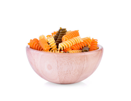Pasta isolated on white backgroundの写真素材