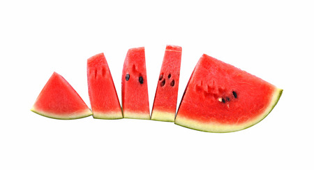 watermelon isolated on white backgroundの写真素材