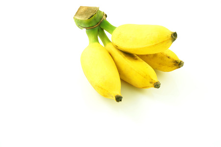 Cultivated banana has another name is Kluai Nam Wa. の写真素材