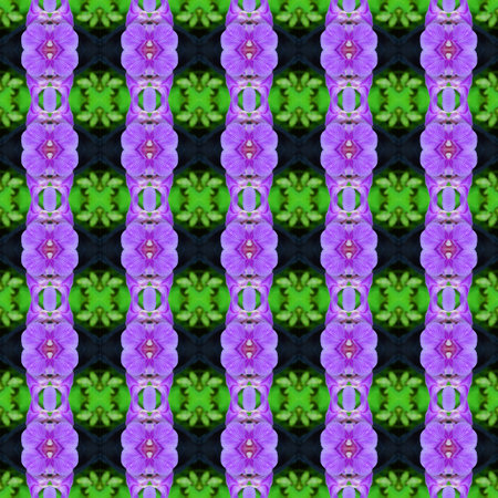 Purple orchids, a bouquet of flowers are in full bloom seamless use as pattern and wallpaper.