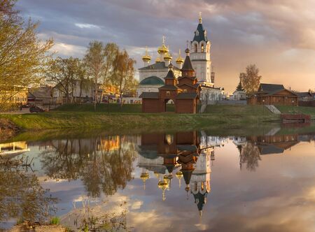 Church in Sormovo district of Nizhny Novgorodの写真素材
