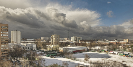 Winter in Moscowの写真素材