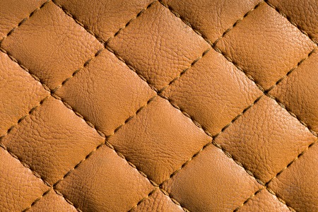 Quilted leather close upの写真素材