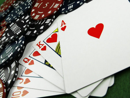 Poker Hand & Chips