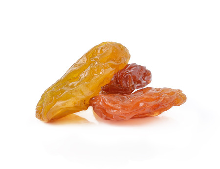 raisins isolated on white background.の写真素材