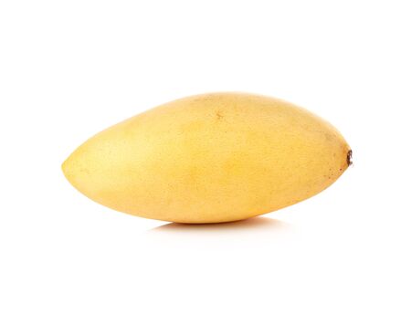 mango isolated on white backgroundの写真素材