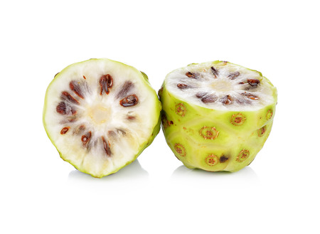 Exotic Fruit - Noni on white backgroundの写真素材