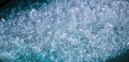 Ice crystals, background of ice textureの写真素材