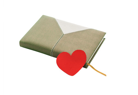 valentine's paper hearts and notebook , valentine's day , day valentineの写真素材