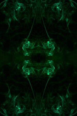 Abstract smoke on black backgroundの写真素材