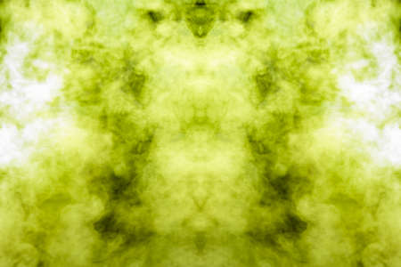 Smoke fragments on a black backgroundの写真素材