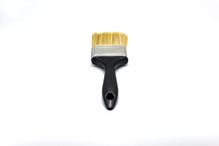 Paint brush isolated on a white backgroundの写真素材