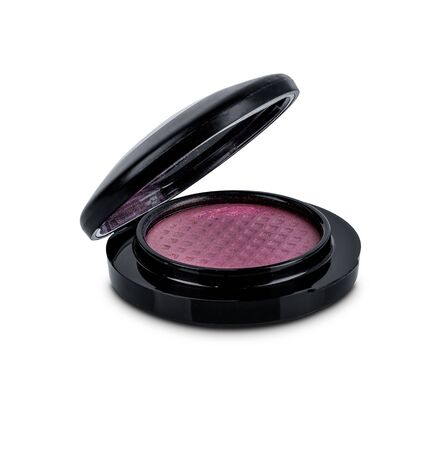 Eye shadow package Cosmetic makeup isolated on white background with clipping pathの写真素材
