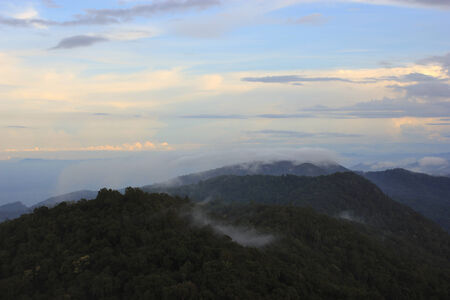 cloud on Mountainsの写真素材