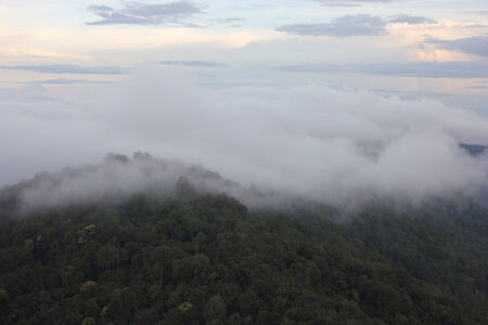 cloud on Mountainsの写真素材