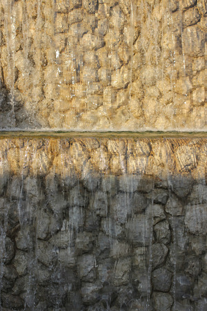 fake waterfallの写真素材