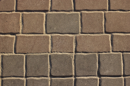 Concrete pavement Brownの写真素材