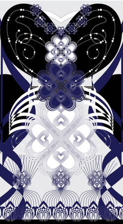 Template frame design for card and dressingのイラスト素材