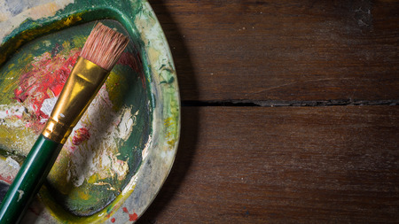 The color palette paintの写真素材