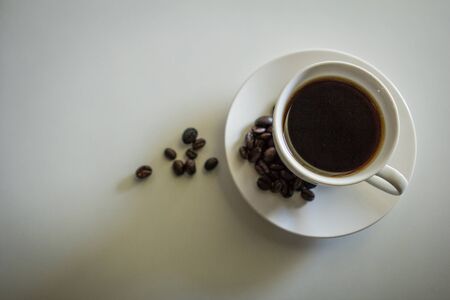The coffee in morning for idea designの写真素材