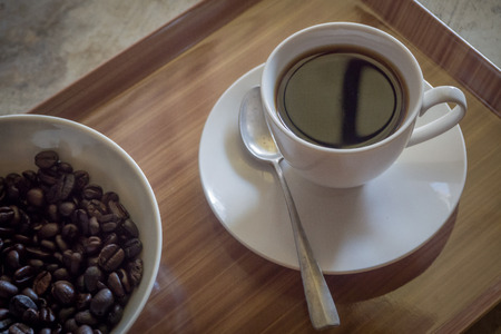 The coffee in morning for idea designの写真素材