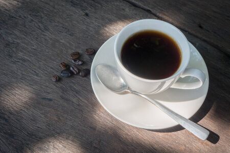 The coffee in morning for idea designの写真素材
