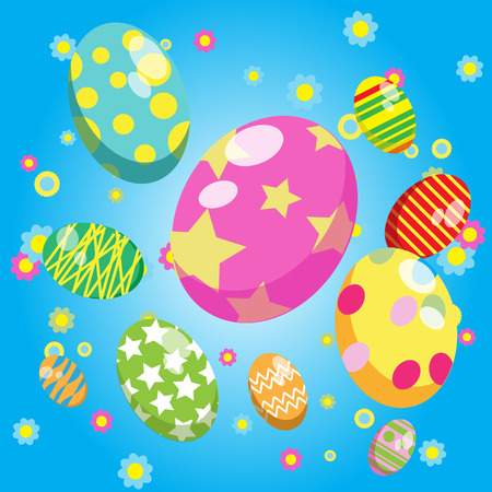 easter day vector imageのイラスト素材