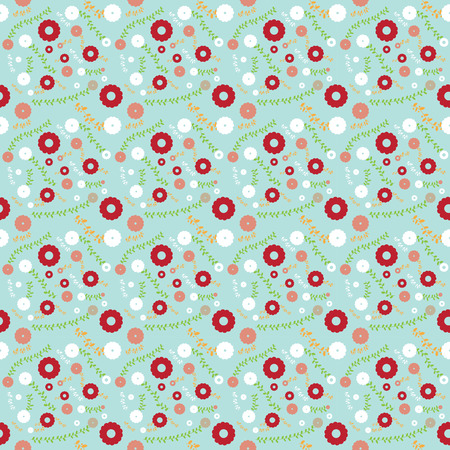 flower pattern designのイラスト素材
