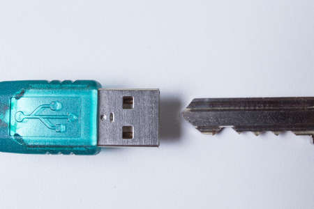 usb security connectの写真素材