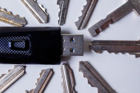 usb security connectの写真素材