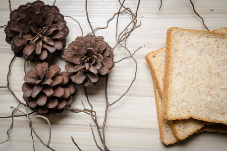 Whole wheat breadの写真素材