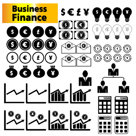 The Money Finance and  Currency  vector designのイラスト素材