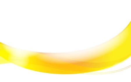 Yellow wave design.のイラスト素材
