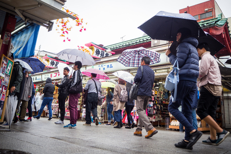 25 OCTOBER 2017 : SensÅ-ji is an ancient Buddhist temple located in Asakusa, Tokyo, Japan.のeditorial素材